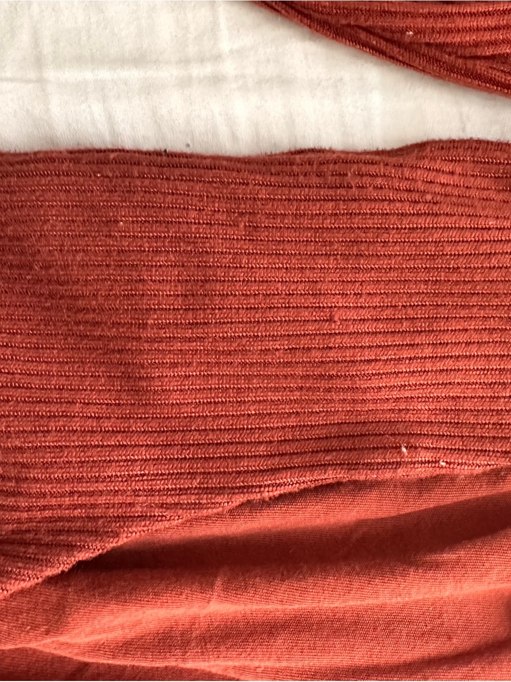 All Saints Molly LS Bodysuit Open-Back Ribbed Long-Sleeve Bodysuit in Berry Red - Picture 11 of 11